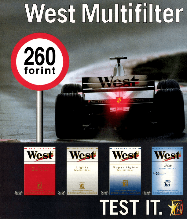 West cigaretta - 2000/4.
