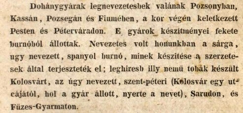 1790 előtti dohánygyárak 1790 előtti dohánygyárak