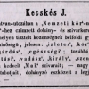 1846.06.16. Kecskés József dohánygyáros