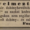 1846.12.17. Fuchs dohánykereskedés