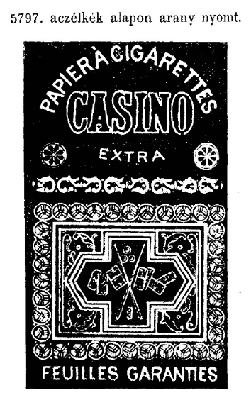 Casino cigarettapapír 1.