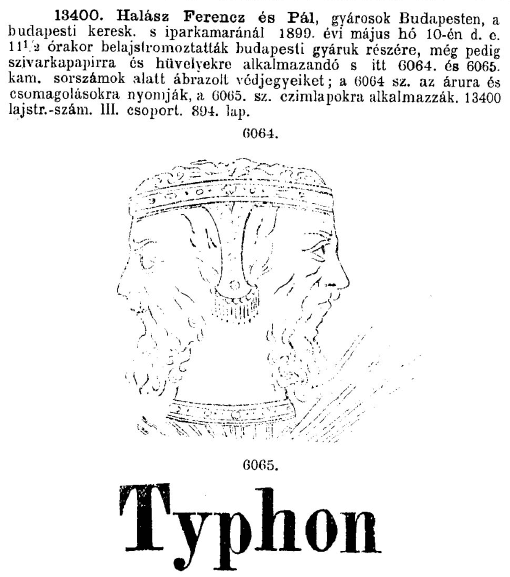 1899.05.10. Typhon papír és hüvely