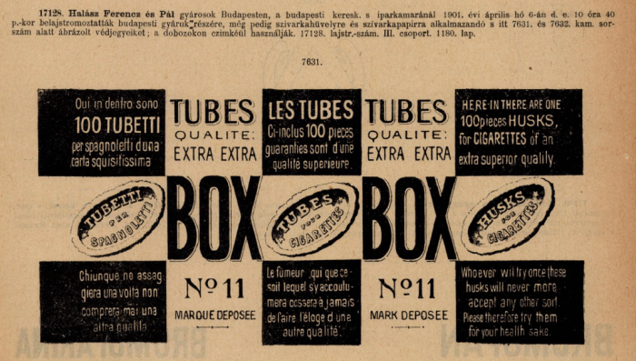 1901.04.06. Box cigarettahüvely