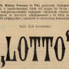 1903.05.18. Lotto papír és hüvely