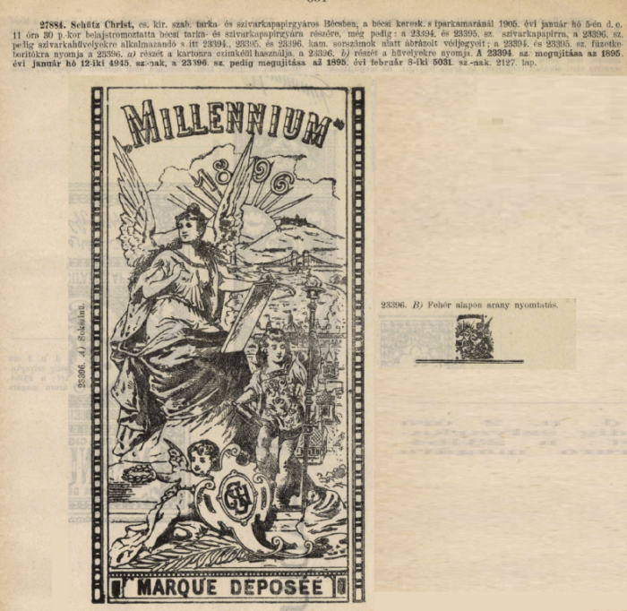 1905.01.05. Millennium hüvely 1905.01.05. Millennium hüvely