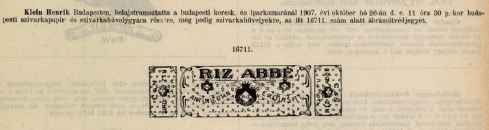 1907.10.26. Riz Abbé hüvely