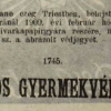 1909.02.16. Országos Gyermekvédő Liga