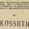 1909.10.21. Kossuth hüvely és szipka