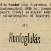 1909.12.03. Honfoglalás