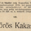 1910.01.05. Vörös Kakas