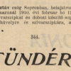 1910.02.12. Tündér papír és hüvely