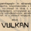 1910.02.16. Vulkan papír és hüvely