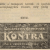 1910.02.19. Kontra papír és hüvely