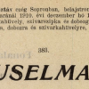 1910.12.13. Muselman papír és hüvely