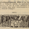 1911.03.09. Népszava papír és hüvely