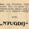1911.04.28. Nyugdíj papír és hüvely