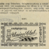 1911.09.20. Union Club papír és hüvely
