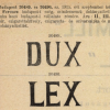 1915.09.18. Dux és Lex papír és hüvely