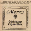 1918.07.04. Merz üdítő cigaretta