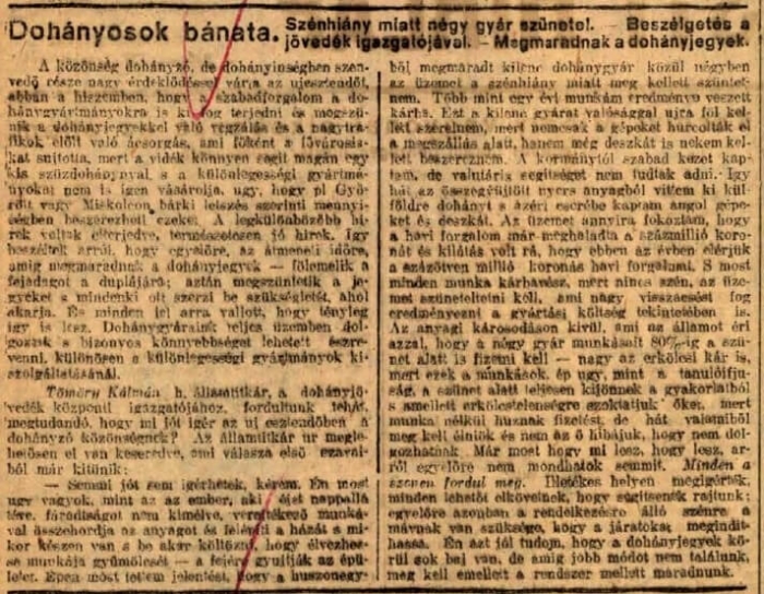 1921.01.06. Dohányosok bánata