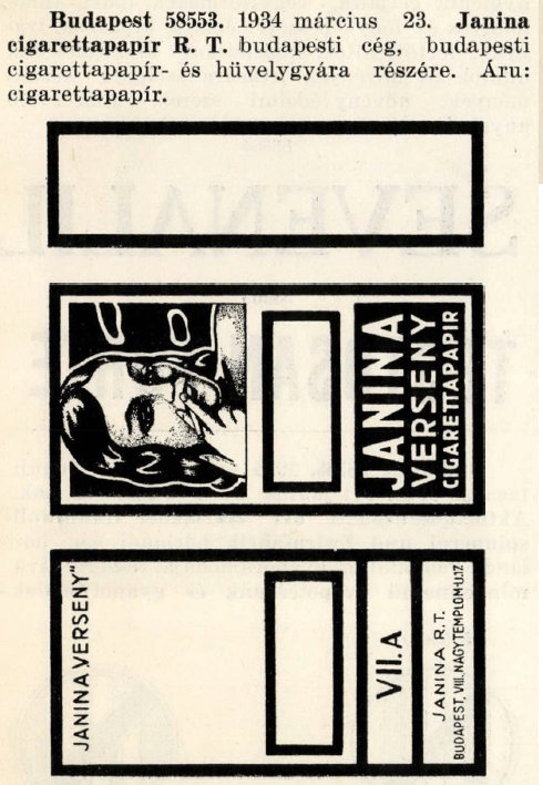 1934.03.23. Janina Verseny papír