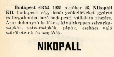 1935.10.26. Nikopáll szipka