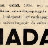 1938.11.19. Diadal papír és hüvely