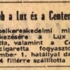 1958.09.13. Centenárium cigaretta