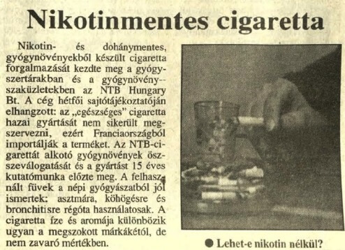 1993.10.26. Nikotinmentes