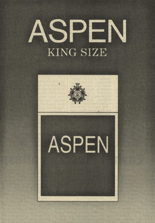 Aspen cigaretta - 1996