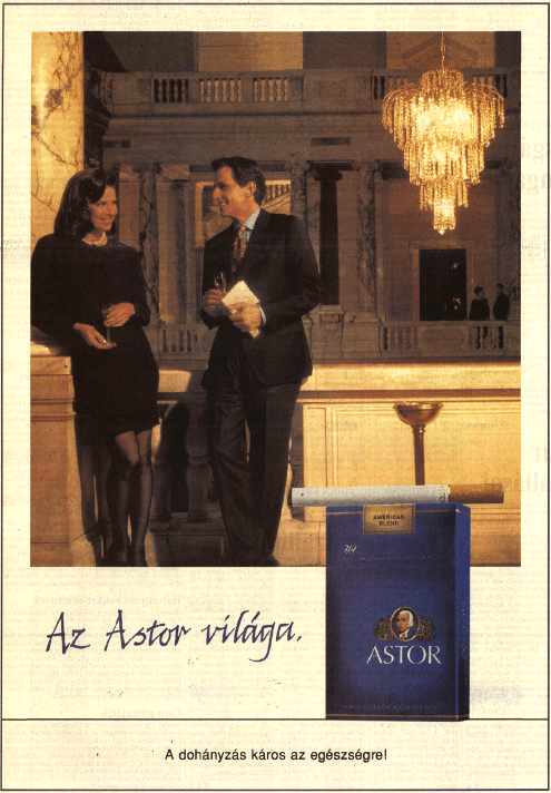 Astor cigaretta - 1996/2.