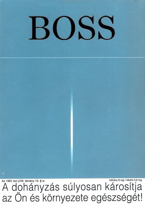 Boss cigaretta - 1999/1.