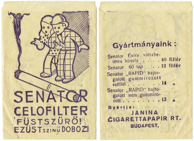 Senator cigarettapapír 2.