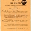 Dohány eladási engedély, 1893.