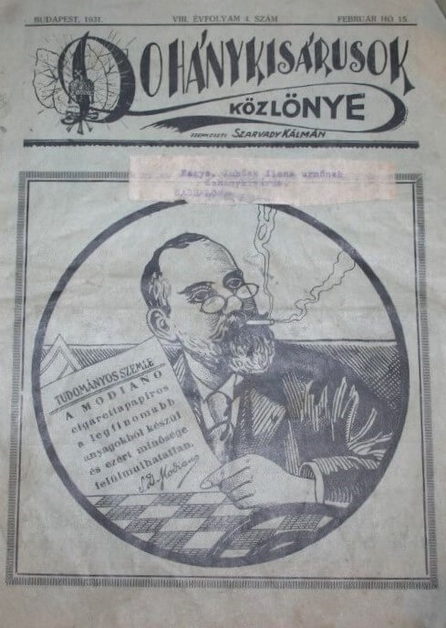 Dohánykisárusok Közlönye 1931.