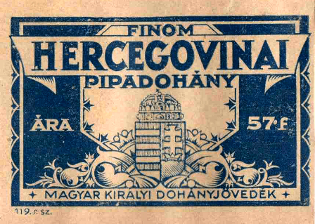 Finom Hercegovinai pipadohány 1.
