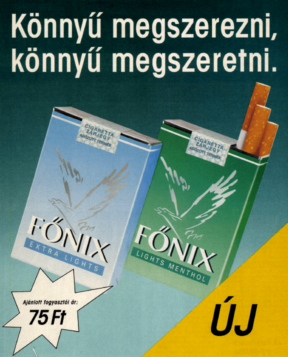 Főnix cigaretta - 1995