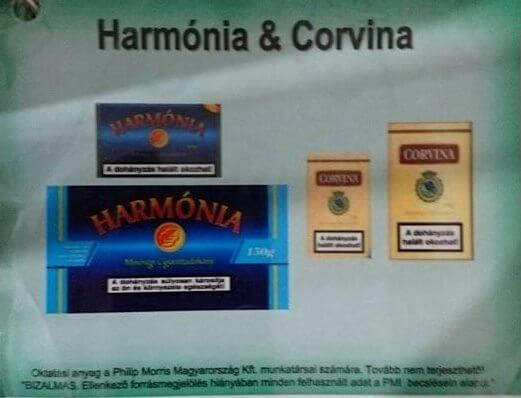 Corvina és Harmónia dohány 2.