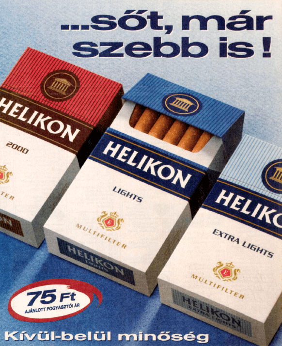 Helikon cigaretta - 1995/2.