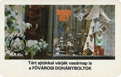Fővárosi Dohánybolt, 1979.