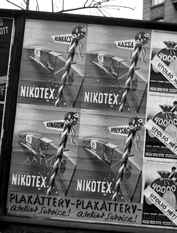 Nikotex-plakátok