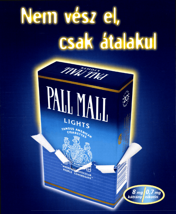 Pall Mall cigaretta - 1998/2.