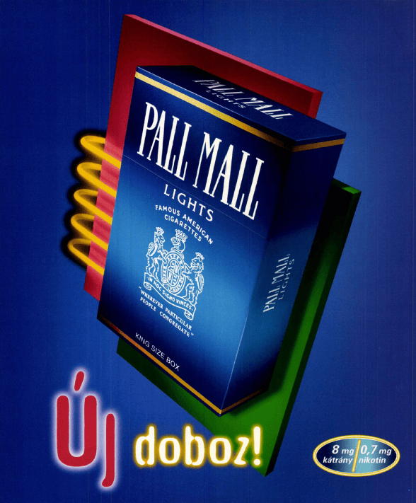 Pall Mall cigaretta - 1998/3.