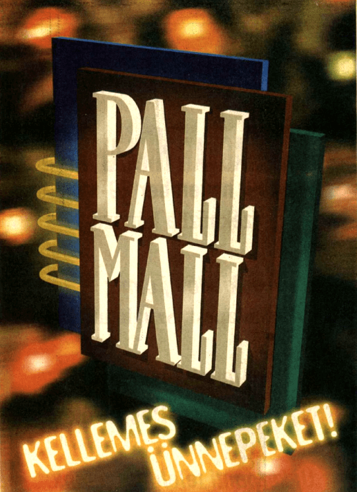 Pall Mall cigaretta - 1999/5.