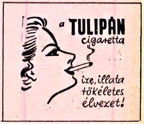 Tulipán cigaretta 3.