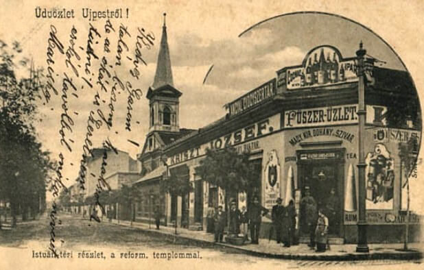 Újpest, István tér - Dohányáruda