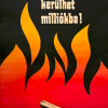 Plakát - Veszélyes dohányzás